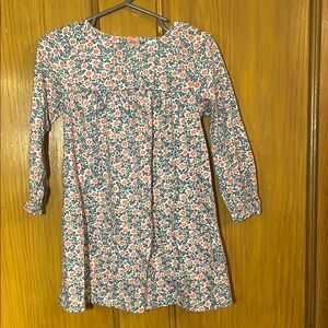Baby Boden 2-3yrs Floral Long Sleeve Dress